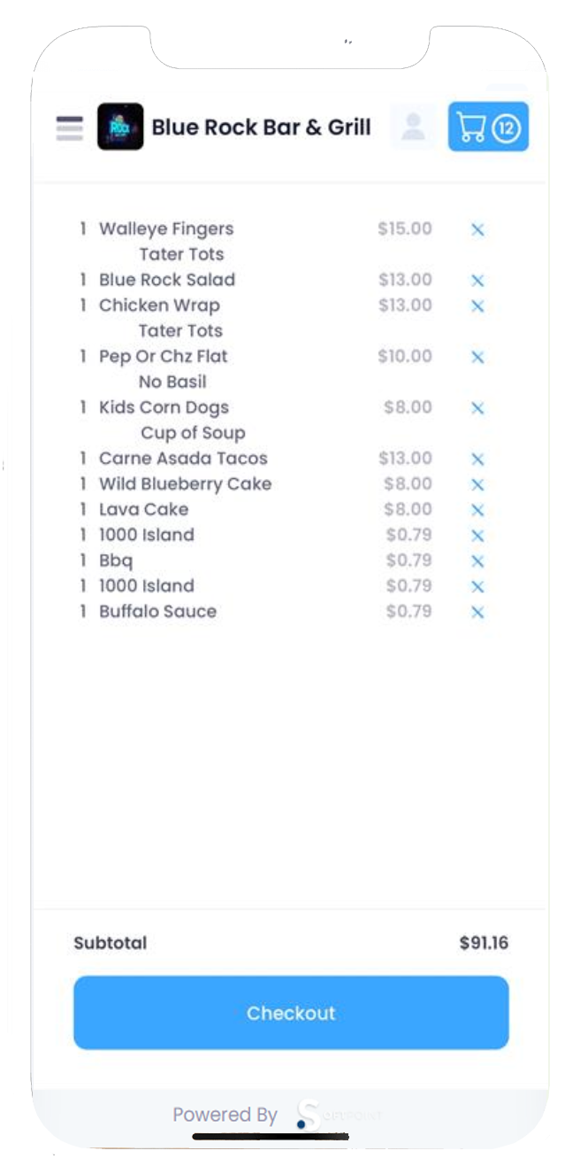 SoftPoint mobile ordering system